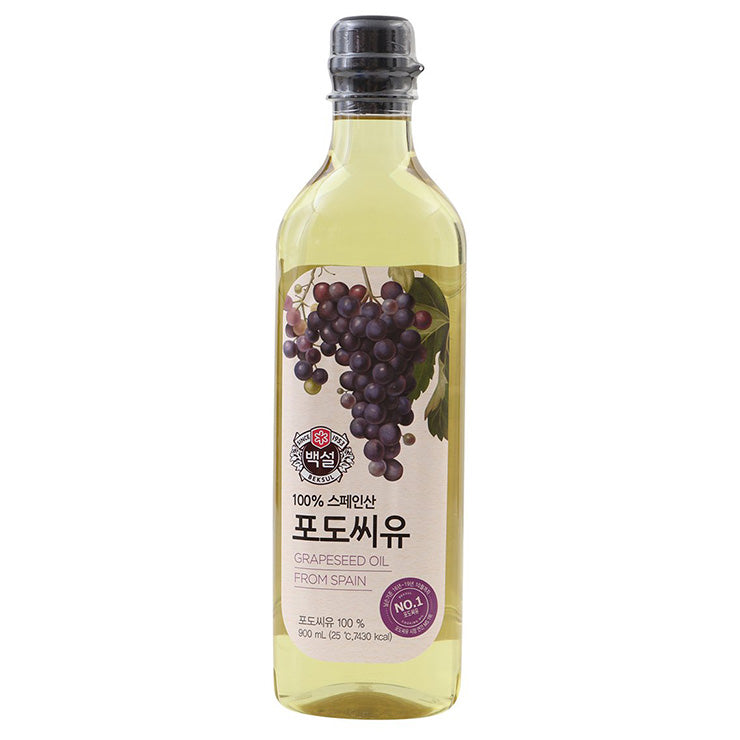 CJ Premium Grape Seed Cooking Oil (100% Spanish Grape) 500ml