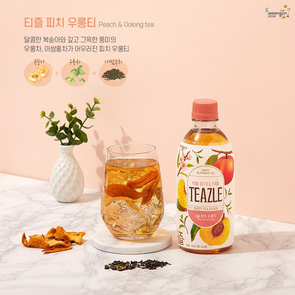 Teazle Peach & Oolong Tea 500ml