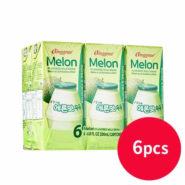 Binggrae Melon Milk 200ml (6 pcs)