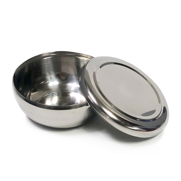 Korean Stainless Rice Bowl with a Lid (10cm * 4.5cm)
