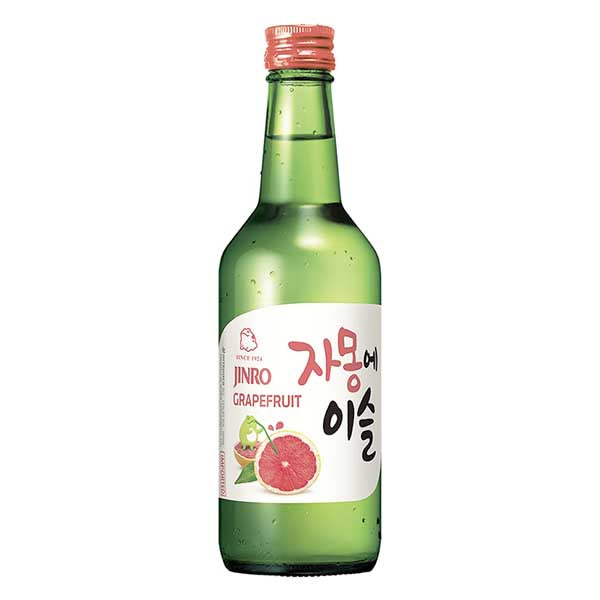 Jinro Chamisul Soju (Grapefruit) 13% Alc. 360ml