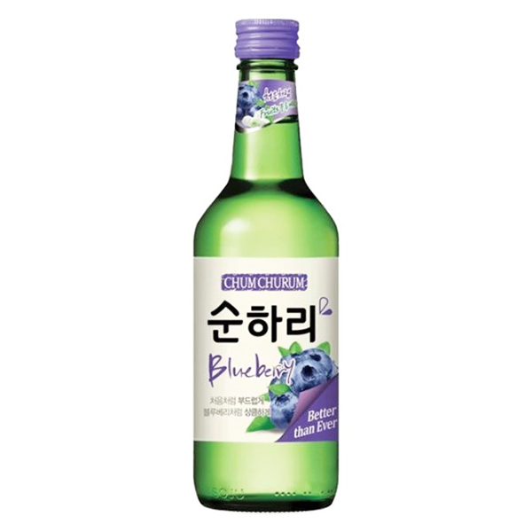 Lotte Chum Churum Soju Soonhari (Blueberry) 12% Alc. 360ml