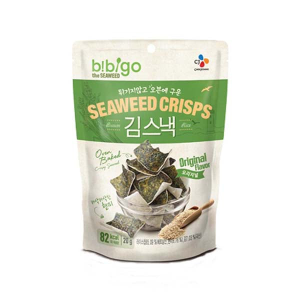 CJ Bibigo Seaweed Crisps Snack (Original Flavor) 20g