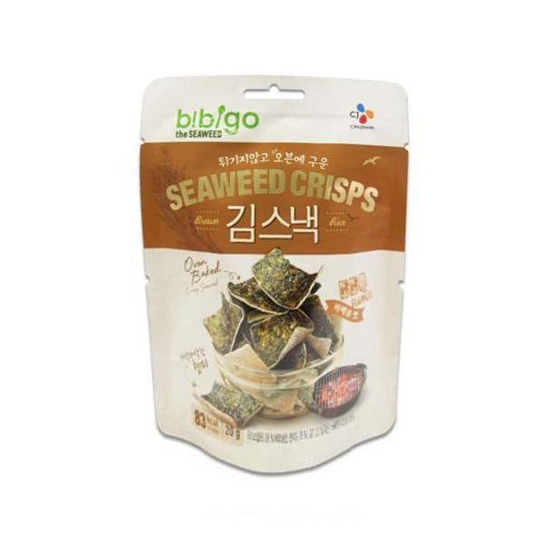 CJ Bibigo Seaweed Crisps Snack (BBQ Flavor) 20g