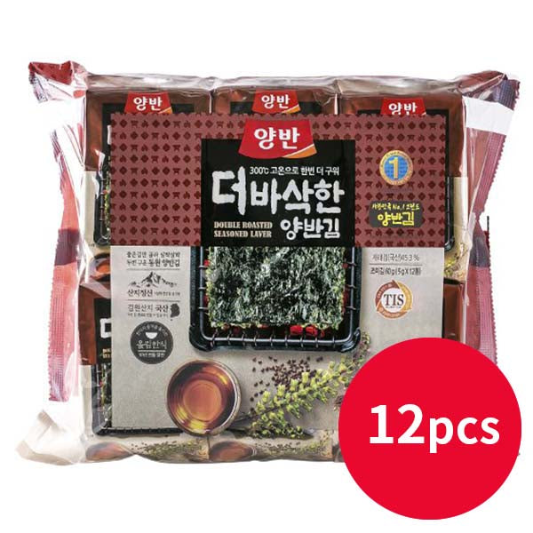 Dongwon Yangban Double Roasted Seasoned Laver (12pcs) - SIJANG MART - #1 Online Korean Grocery Delivery Metro Manila