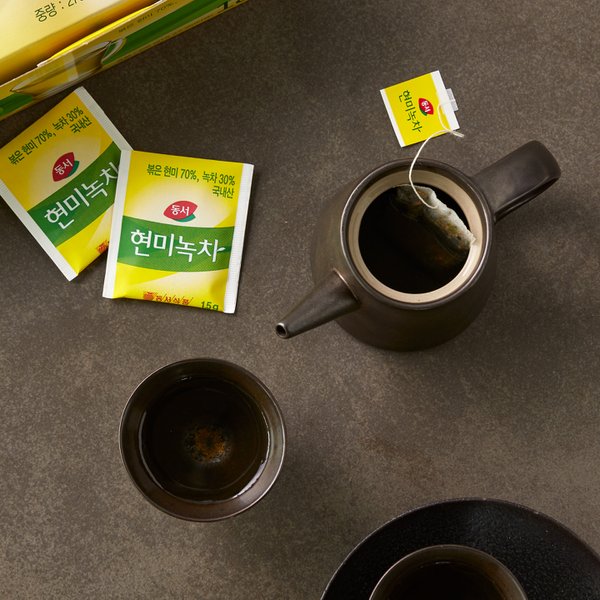 Dongsuh Brown Rice Green Tea (1.5g*25 Tea Bags - Good for 500ml each)