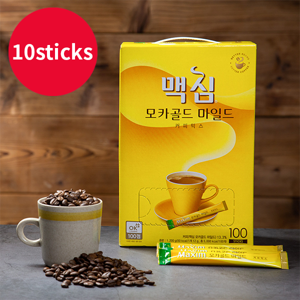Dongsuh Maxim Mocha Gold Mild Coffee Mix (12g*10sticks)