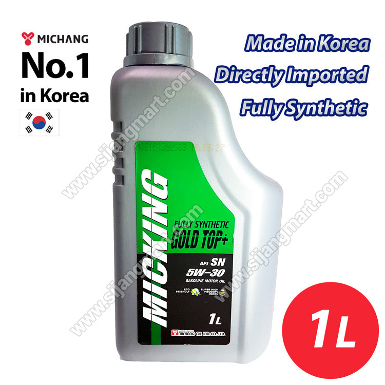 MICKING GOLD TOP+ SN 5W30/GF-5/PAO (for Gasoline) 1L