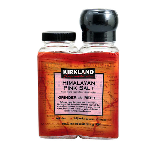 KIRKLAND Himalayan Pink Salt (Grinder with Refill) 737g