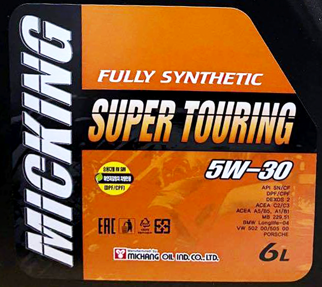 MICKING SUPER TOURING API SN/CF 5W-30 (for Gasoline & Diesel) 6L