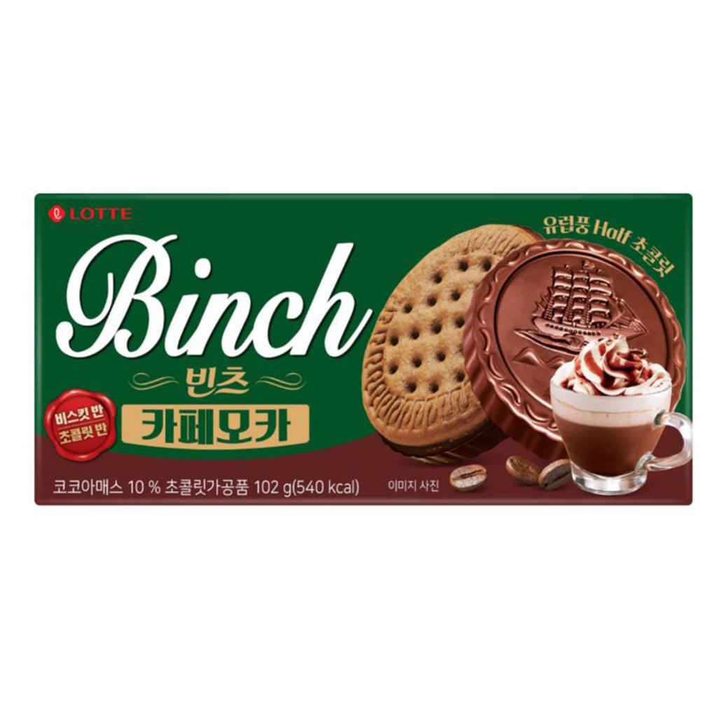 Lotte Binch Premium Cafe Mocha Biscuit 102g