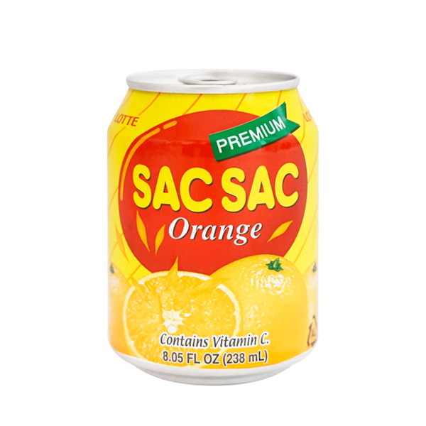 Lotte Sac Sac Premium Orange (Extra Pulp) 238ml - SIJANG MART - #1 Online Korean Grocery Delivery Metro Manila