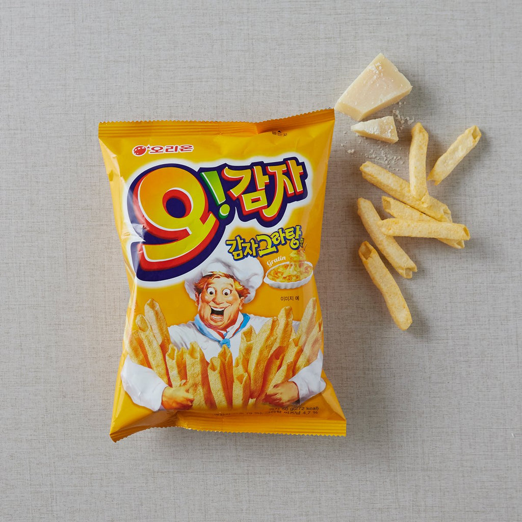 Oh! Gamja Potato Gratin Chip (BBQ flavor w/ dipping sauce) 50g (exp: May 6, 2022)