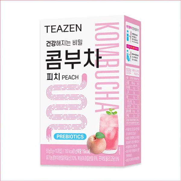 Teazen Kombucha 10sticks (Peach) (Jung Kook drink)